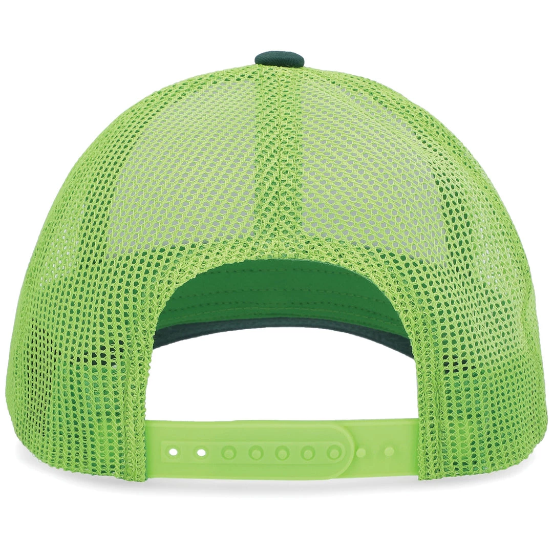Pacific Headwear NSA Outline Series Lime Low-Pro Snapback Hat: P114-WHLMDG Baseball 2 Pacific Headwear NSA Outline Series Lime Low-Pro Snapback Hat: P114-WHLMDG Baseball
