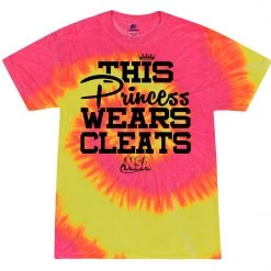 DSG Apparel NSA This Princess Wears Cleats Short Sleeve Shirt