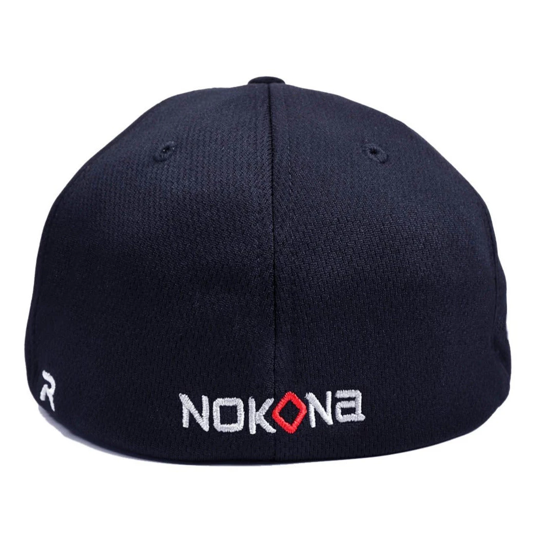 Nokona Diamond Logo Flex Fit Hat: PTS40C-N 2 Nokona Diamond Logo Flex Fit Hat: PTS40C-N