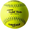 Worth USSSA Super Gold Dot Pro M 12" 44/375 Composite Slowpitch Softballs: UM12CY