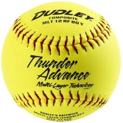 Dudley Non-Association Thunder Advance 12" 44/375 Composite Slowpitch Softballs: 43184Y