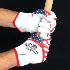 Stinger Sports Stinger Sting Squad USA Adult Batting Gloves: USABG Baseball
