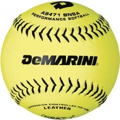 DeMarini NSA ICON 12" 44/400 Leather Slowpitch Softballs: WTA9471BNSA