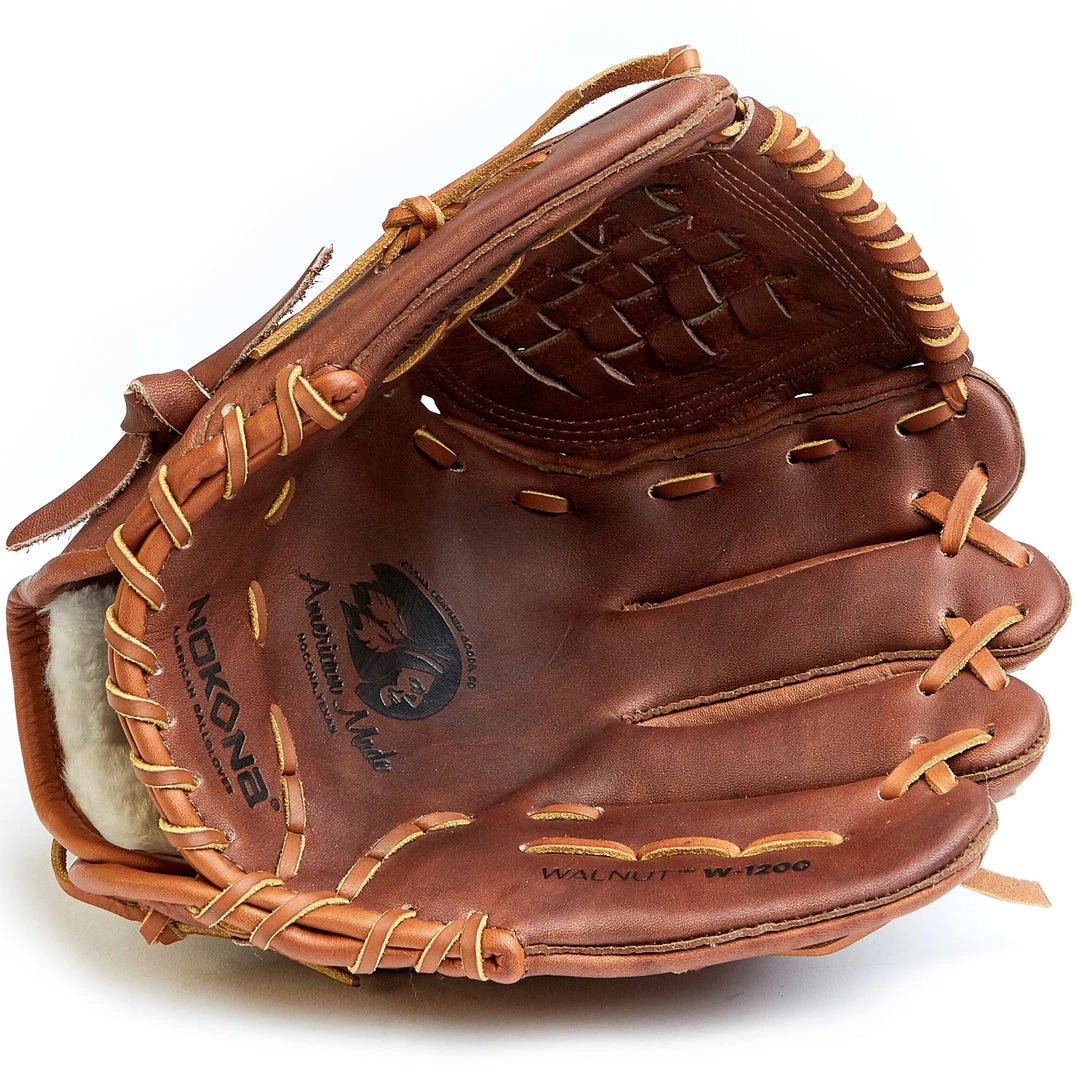 Nokona Walnut 12" Baseball Glove: W-1200 2 Nokona Walnut 12" Baseball Glove: W-1200