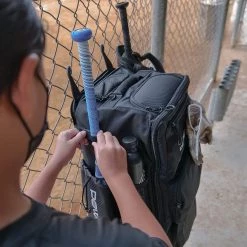 Baseball PowerNet Odyssey Rolling Gear Bag (Backpack): B014-BK