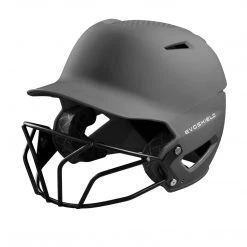 Baseball EvoShield XVT Matte Batting Helmet With Fastpitch Mask: WTV7135 10 Baseball EvoShield XVT Matte Batting Helmet With Fastpitch Mask: WTV7135