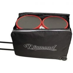 Diamond 2 Bucket Wheeled Equipment Bag: WHL BKT BAG Baseball