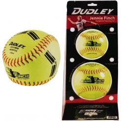 Baseball Dudley Jennie Finch Training Softballs (Set Of 2): 4FPPT11R / 4FPPT12R