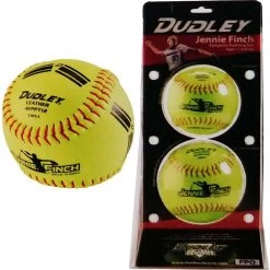 Baseball Dudley Jennie Finch Training Softballs (Set Of 2): 4FPPT11R / 4FPPT12R