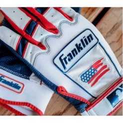 Baseball Franklin CFX Pro Fourth Of July Limited Edition Youth Batting Gloves: 21601