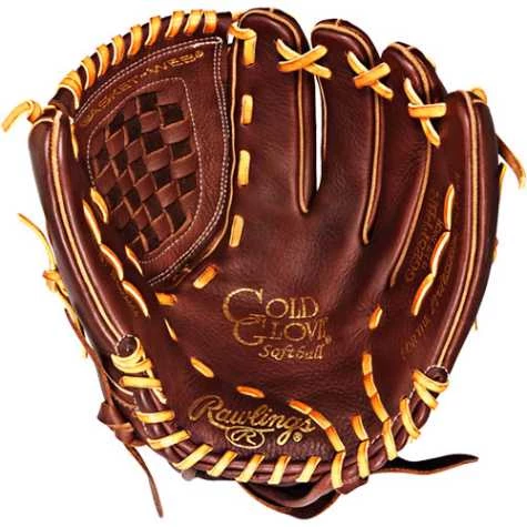 Rawlings Gold Glove Series 12.5" Fastpitch Glove: GG25FPBR 2 Rawlings Gold Glove Series 12.5" Fastpitch Glove: GG25FPBR