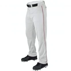 Wilson Youth P200 Classic Knit Relaxed Fit Baseball Pants With Piping: WTA4232