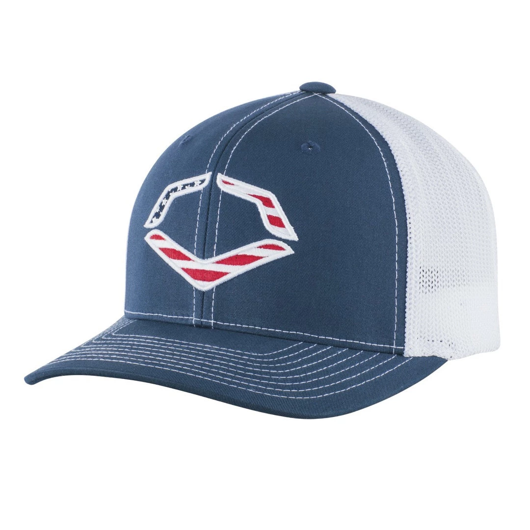 EvoShield USA Flex Fit Hat: WTV1035320410 Baseball 1 EvoShield USA Flex Fit Hat: WTV1035320410 Baseball